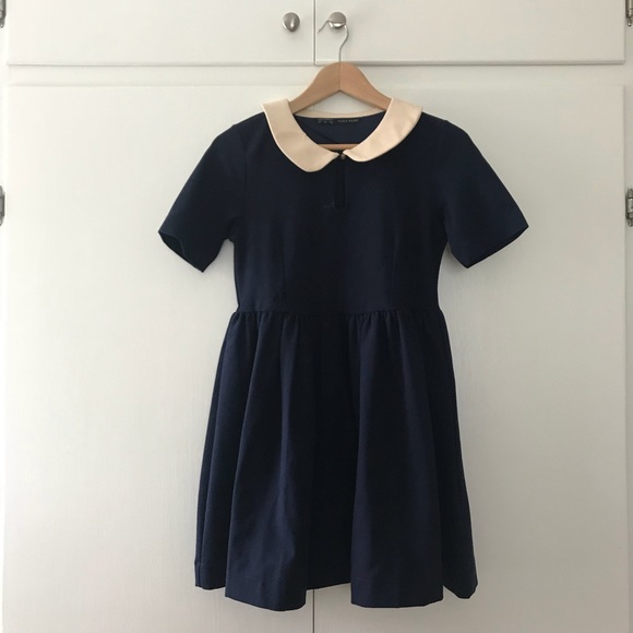 zara peter pan collar dress